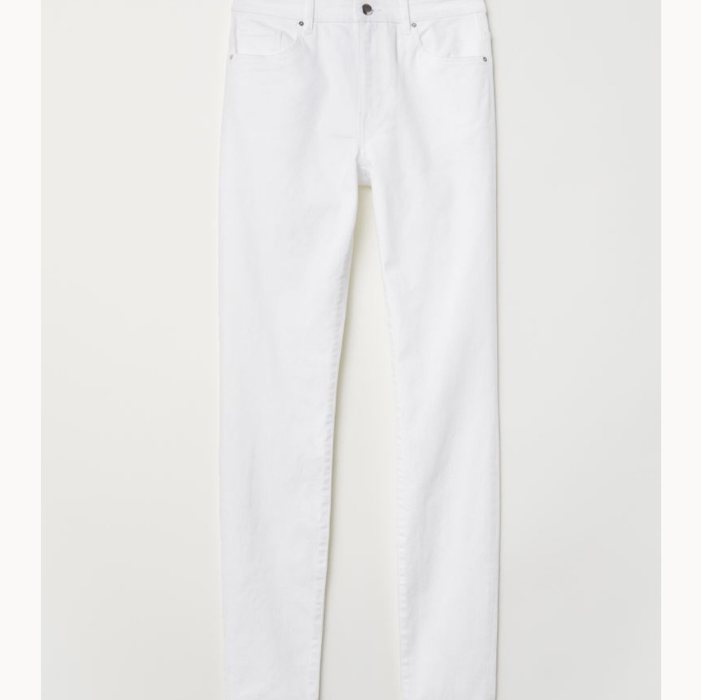 H&M White Skinny Jeans for Women